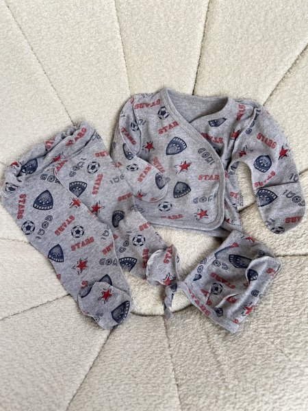 بدله ولادي قطن 3 قطع