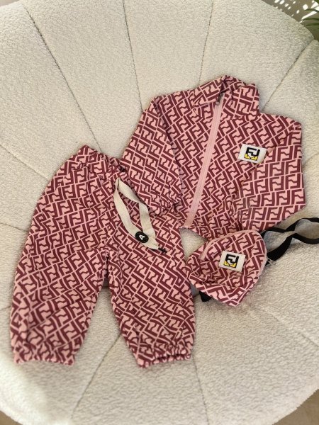 بدله بناتي فندي 3 قطع