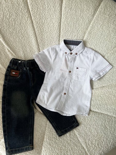 طقم قميص تومي وبنطلون