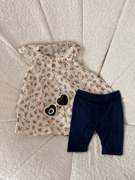 طقم بناتي مع نضارة 