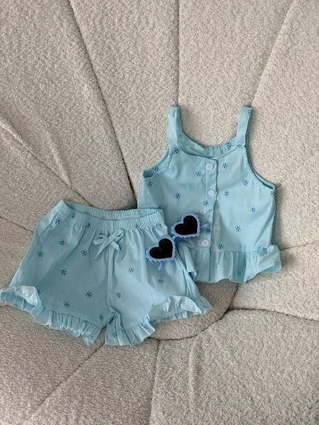 طقم بناتي مع نضاره