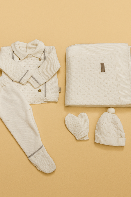 طقم صوف ناعم 5 قطع من 0 ل 3