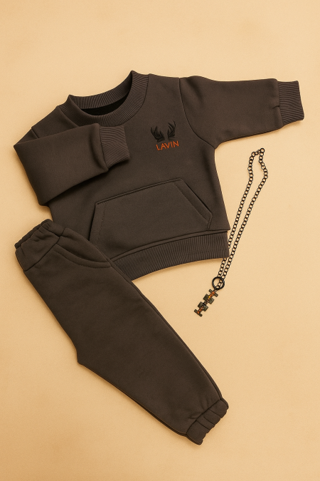 بدله عملي شتوي مبطن عمر 2 ل 5 سنوات