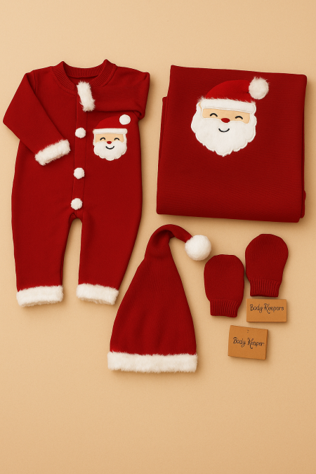 طقم بيبي صوف ناعم مميز عمر 3 ل6 شهور