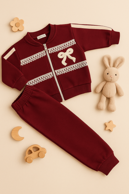 بدله عملي مع سحاب شتوي مبطن عمر 6 ل 24 شهر