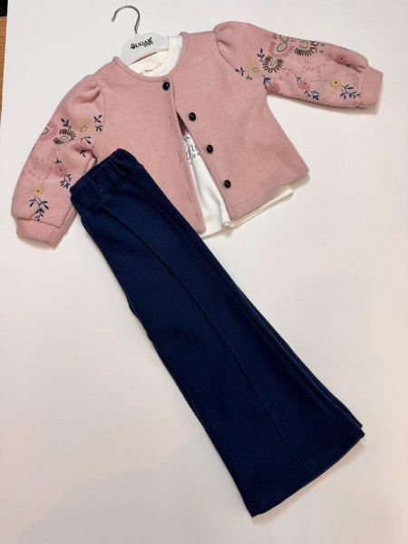 طقم بناتي شتوي تقيل 3 قطع