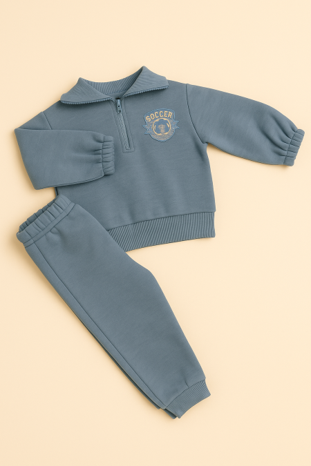 بدله عملي شتوي مبطن عمر 6 ل 24 شهر