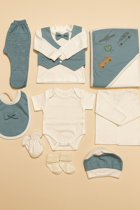 طقم مستشفى 10 قطع قطن