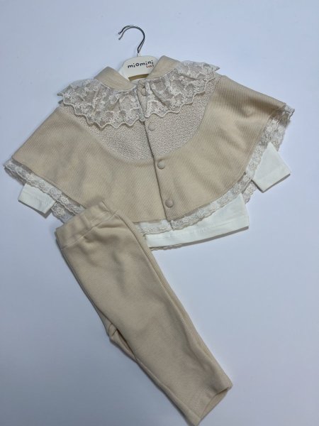 طقم بناتي 3 قطع دافي ومريح