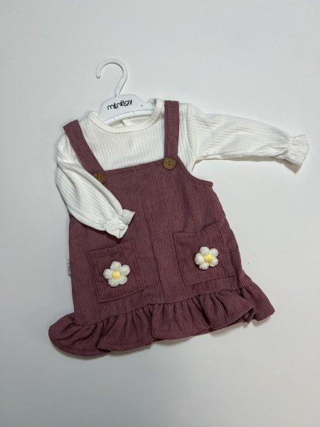 فستان بناتي دافي 2 قطعة