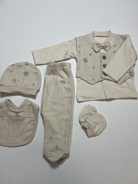 طقم بيبي ولد 5 قطع