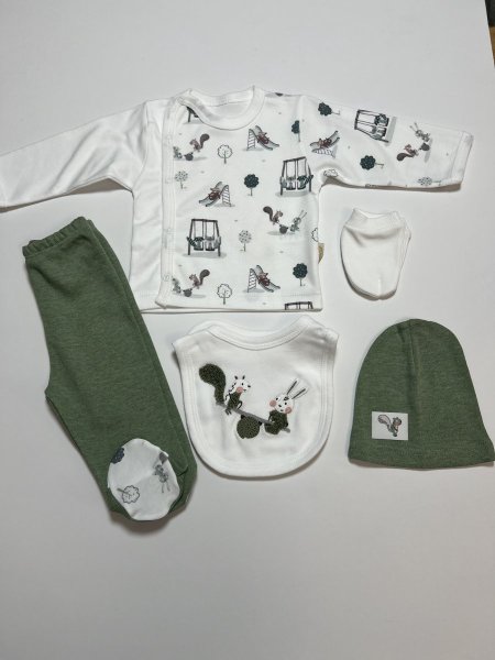 طقم بيبي ولد 5 قطع