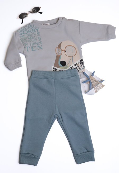 بدله عملي شتوي مبطن عمر 6 ل 24 شهر