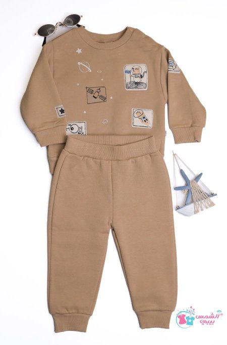 بدله عملي شتوي مبطن عمر 6 ل 24 شهر