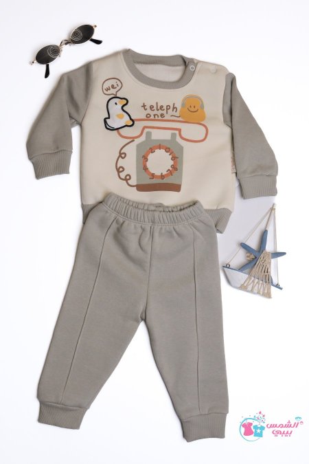 بدله عملي شتوي مبطن عمر 6 ل 24 شهر