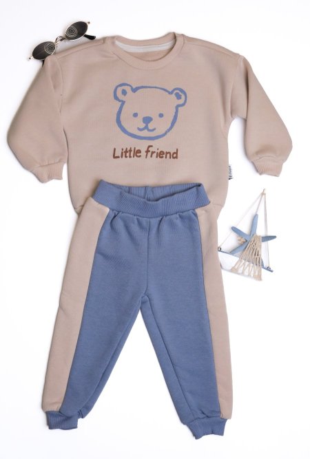 بدله عملي شتوي مبطن عمر 6 ل 24 شهر