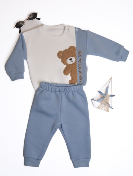 بدله عملي شتوي مبطن عمر 6 ل 24 شهر