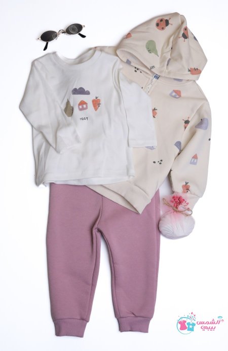 بدله عملي 3 قطع شتوي مبطن عمر