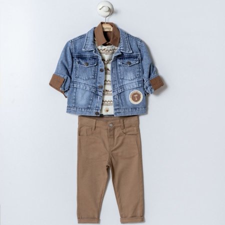 قطم جينز ولادي 3 قطع