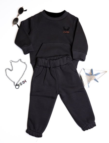 بدله عملي شتوي مبطن عمر 2 ل 5 سنوات