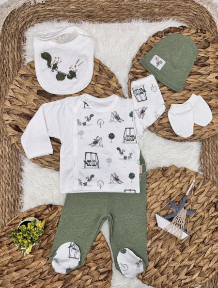 طقم بيبي ولد 5 قطع